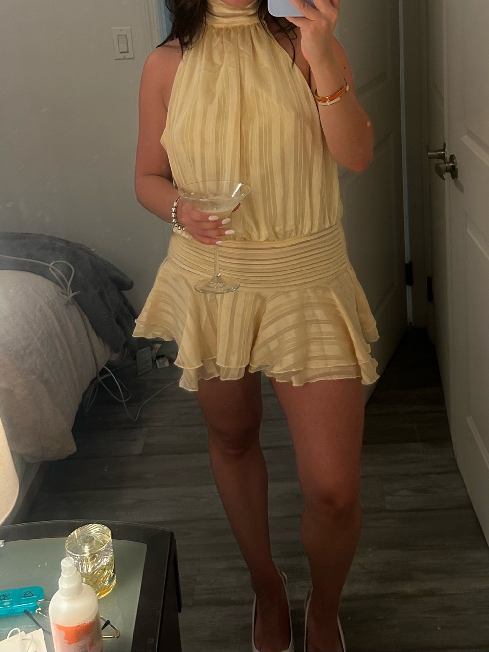 Peppermayo Yellow Mini Dress - Picture 3 of 3